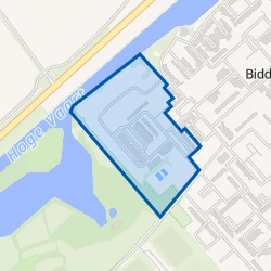 Kaart van Oud-Biddinghuizen Buiten