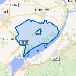 Kaart van Buitengebied Biddinghuizen