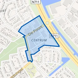 Kaart van Centrum Swifterbant