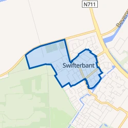 Kaart van Oud-Swifterbant