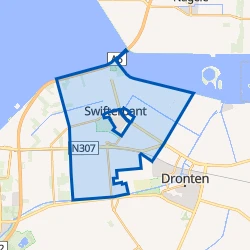 Kaart van Buitengebied Swifterbant