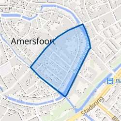 Kaart van Nieuwstraat e.o.