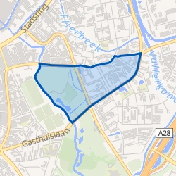Kaart van Componistenbuurt-Midden