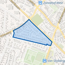 Kaart van Westerstraat e.o.
