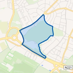 Kaart van Klein Zwitserland-Hoog