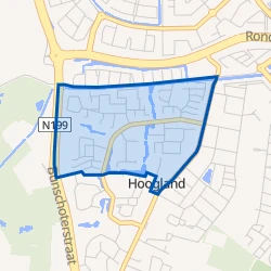 Kaart van Bieshaar-Noord