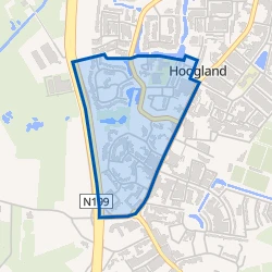 Kaart van Bieshaar-Zuid