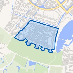 Kaart van Donken en zanden