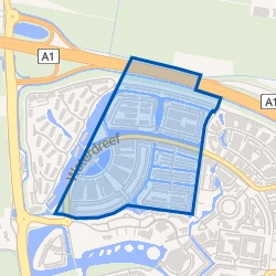 Kaart van Waterkwartier
