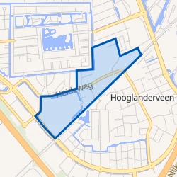 Kaart van Heideweg e.o.