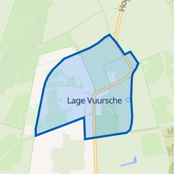 Kaart van Lage Vuursche