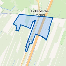 Kaart van Hollandsche Rading Kern