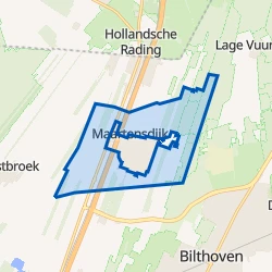 Kaart van Maartensdijk Buitengebied