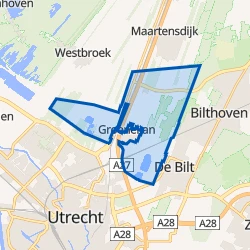 Kaart van Groenekan Buitengebied
