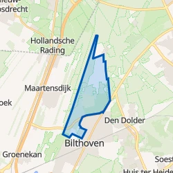 Kaart van Ridderoordsche Bossen