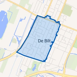 Kaart van De Bilt West