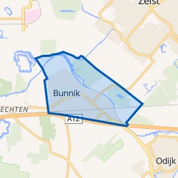 Kaart van Bunnik
