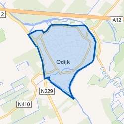 Kaart van Odijk