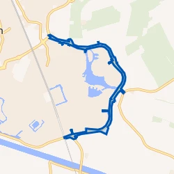 Kaartje van Rondweg Zuid-Oost