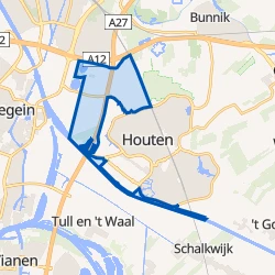 Kaart van Buitengebied Houten West