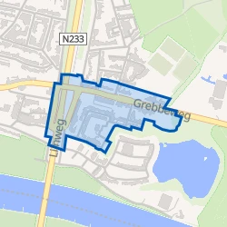 Kaart van Grebbekwartier Zuid