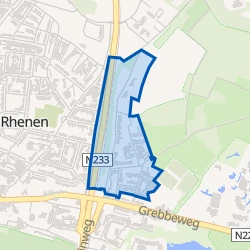 Kaart van Grebbekwartier Noord