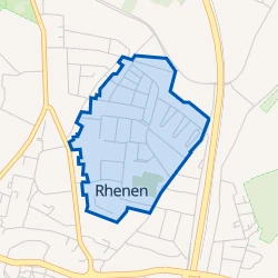 Kaart van Rhenen Hoog