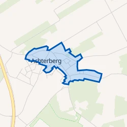 Kaart van Achterberg
