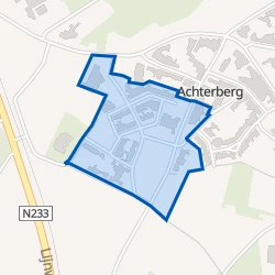 Kaart van Achterberg West