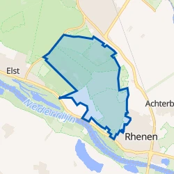 Kaart van Heuvelrug Rhenen
