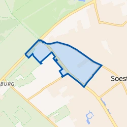 Kaart van Industrieterrein Soest