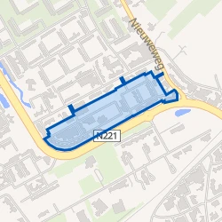 Kaart van Klein Engendaal Noord