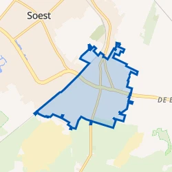 Kaart van Soest Zuid