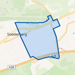 Kaart van Soesterberg Oost