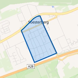 Kaart van Soesterberg Kom