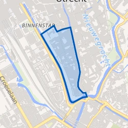 Kaart van Springweg en omgeving Geertebuurt