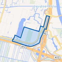 Kaartje van Bedrijvengebied Strijkviertel