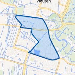 Kaart van Vleuterweide-Noord/Oost/Centrum