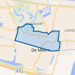 Kaart van De Meern-Noord