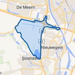 Kaart van Rijnenburg