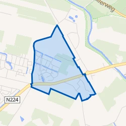 Kaart van Woudenberg-Oost