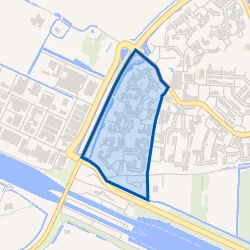 Kaart van De Horden Rivieren