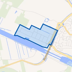 Kaartje van Bedrijventerrein Broekweg & Langshaven