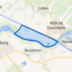 Kaart van Buitengebied ten zuiden van Amsterdam-Rijnkanaal