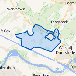 Kaart van Buitengebied Cothen