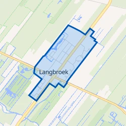 Kaart van Langbroek