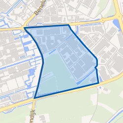 Kaartje van Industrieterrein Lage Dijk