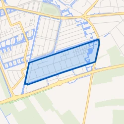 Kaart van De Hoven en De Boomgaard