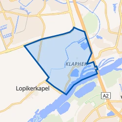 Kaart van Landelijk gebied Zuid