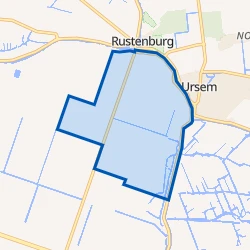 Kaart van Ursem